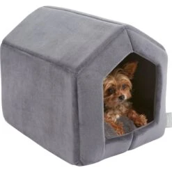 Frisco House Cave Cat & Dog Covered Bed -Frisco Shop 251241 PT3. AC SS1800 V1615523207