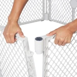 Frisco 6-Panel Plastic Exercise Dog Playpen, Light Gray 12 Frisco 6-Panel Plastic Exercise Dog Playpen, Light Gray -Frisco Shop 252045 PT4. AC SS1800 V1611089735