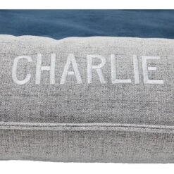 Frisco Orthopedic Personalized Bolster Dog Bed W/Removable Cover, Harbour Blue, Large -Frisco Shop 252617 PT5. AC SS1800 V1604532720