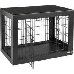 Frisco Double Door Furniture Style Dog Crate, Black -Frisco Shop 253026 PT5. AC SS1800 V1617644239
