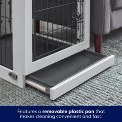 Frisco Double Door Furniture Style Dog Crate, White 8 Frisco Double Door Furniture Style Dog Crate, White -Frisco Shop 253029 PT4. AC SS1800 V1617644245