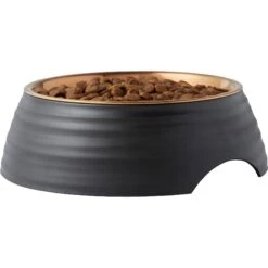 Frisco Matte Black Design Light Copper Stainless Steel Dog & Cat Bowl -Frisco Shop 253051 PT3. AC SS1800 V1616526482