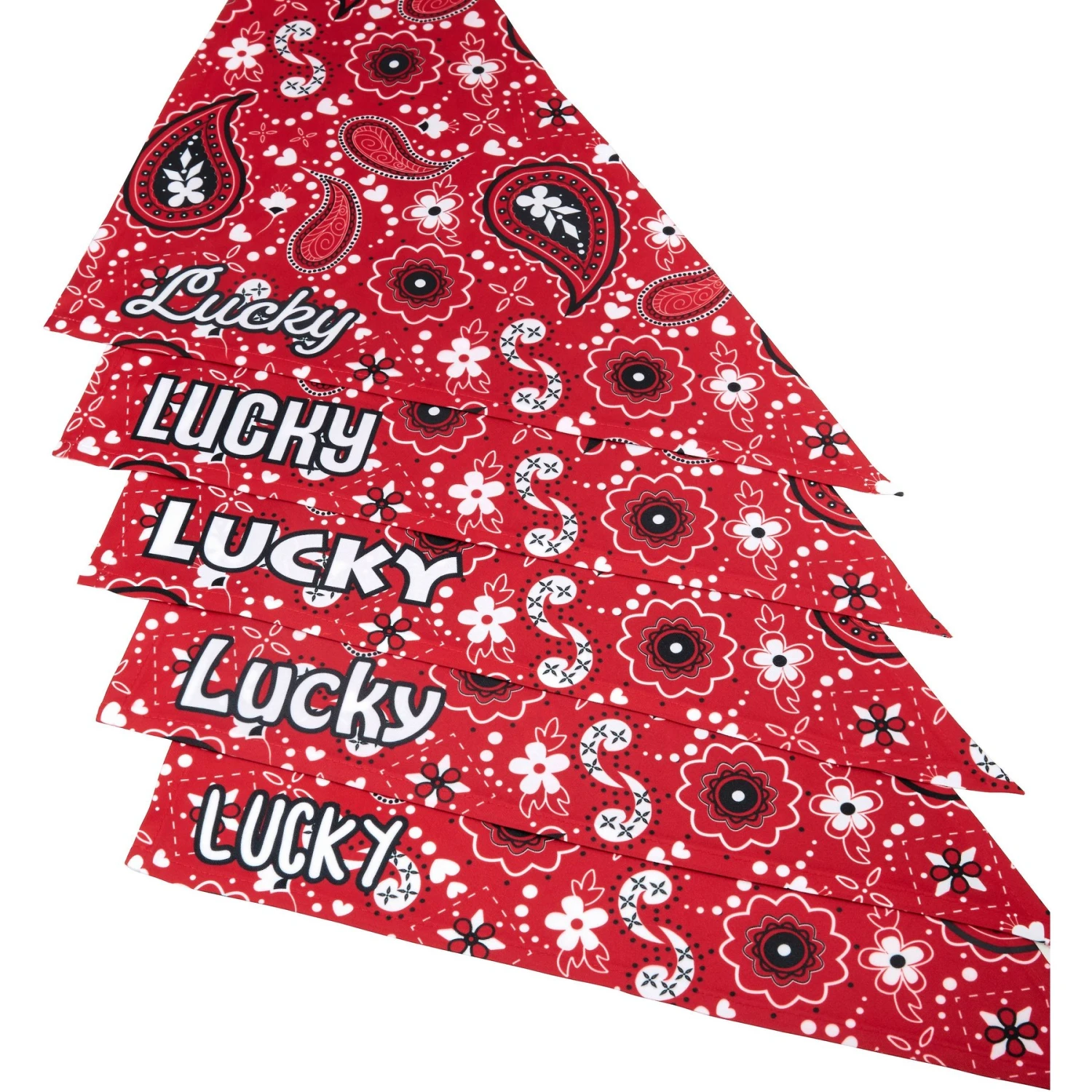 Frisco Paisley Printed Personalized Dog & Cat Bandana 5 Frisco Paisley Printed Personalized Dog & Cat Bandana - Image 5