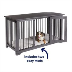 Frisco "Broadway" Dog Crate Credenza & Mat Kit -Frisco Shop 255324 PT3. AC SS1800 V1667228425