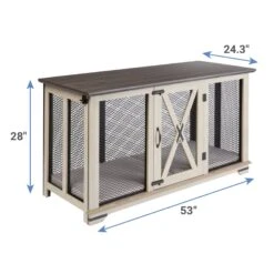 Frisco "Denver" Dog Crate Credenza & Mat Kit -Frisco Shop 255326 PT2. AC SS1800 V1682698710
