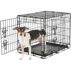 Frisco Fold & Carry Double Door Collapsible Wire Dog Crate & Frisco Gray Basket Weave Dog Crate Mat 6 Frisco Fold & Carry Double Door Collapsible Wire Dog Crate & Frisco Gray Basket Weave Dog Crate Mat -Frisco Shop 255477 PT2. AC SS1800 V1604096794