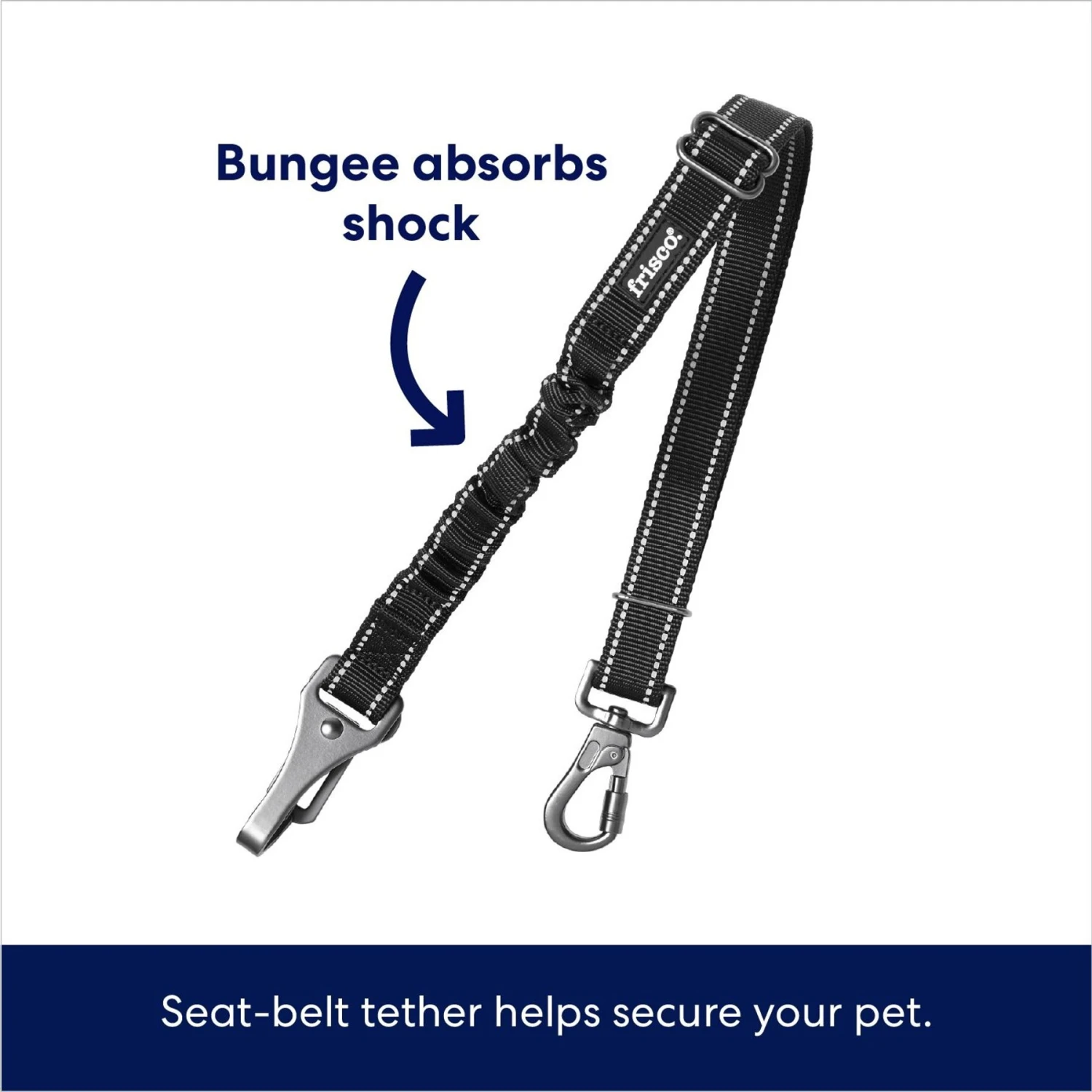 Frisco Adjustable Dog Seatbelt Tether 3 Frisco Adjustable Dog Seatbelt Tether - Image 3