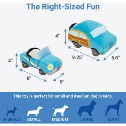 Frisco Road Trip Cruisers Plush Squeaky Dog Toy, 2 Count -Frisco Shop 261982 PT1. AC SS1800 V1622563953