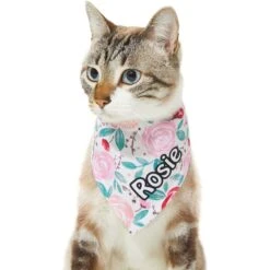 Frisco Watercolor Roses Personalized Dog & Cat Bandana 15 Frisco Watercolor Roses Personalized Dog & Cat Bandana -Frisco Shop 267531 PT6. AC SS1800 V1632421576