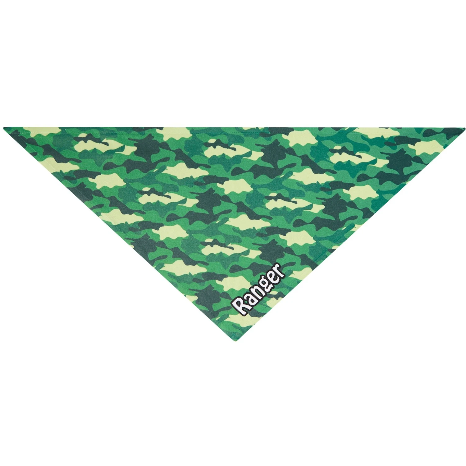 Frisco Green Camo Personalized Dog & Cat Bandana 4 Frisco Green Camo Personalized Dog & Cat Bandana - Image 4