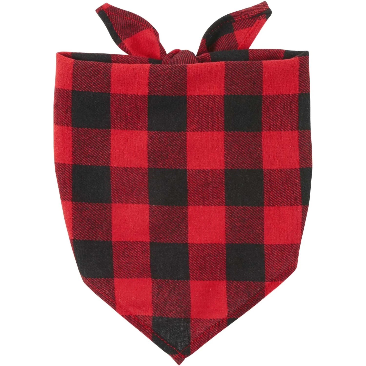 Red Buffalo Plaid Dog & Cat Bandana 1 Red Buffalo Plaid Dog & Cat Bandana