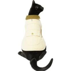 Frisco Mediumweight Cotton Duck Canvas Dog & Cat Jacket, Tan -Frisco Shop 268223 PT2. AC SS1800 V1628797707
