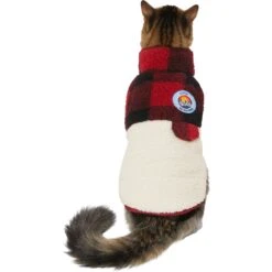 Frisco Mediumweight Red Plaid Insulated Dog & Cat Sherpa Coat 9 Frisco Mediumweight Red Plaid Insulated Dog & Cat Sherpa Coat -Frisco Shop 268320 PT2. AC SS1800 V1628773353