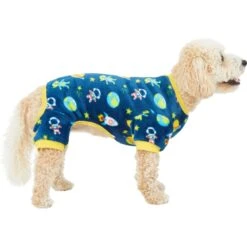 Frisco Dog & Cat Cozy Plush Fleece PJs, Outer Space -Frisco Shop 268477 PT2. AC SS1800 V1637680619