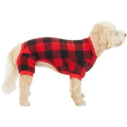 Frisco Dog & Cat Cozy Polar Fleece PJs, Red Plaid 8 Frisco Dog & Cat Cozy Polar Fleece PJs, Red Plaid -Frisco Shop 268510 PT2. AC SS1800 V1637674301