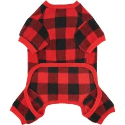 Frisco Dog & Cat Cozy Polar Fleece PJs, Red Plaid 9 Frisco Dog & Cat Cozy Polar Fleece PJs, Red Plaid -Frisco Shop 268510 PT4. AC SS1800 V1637650986