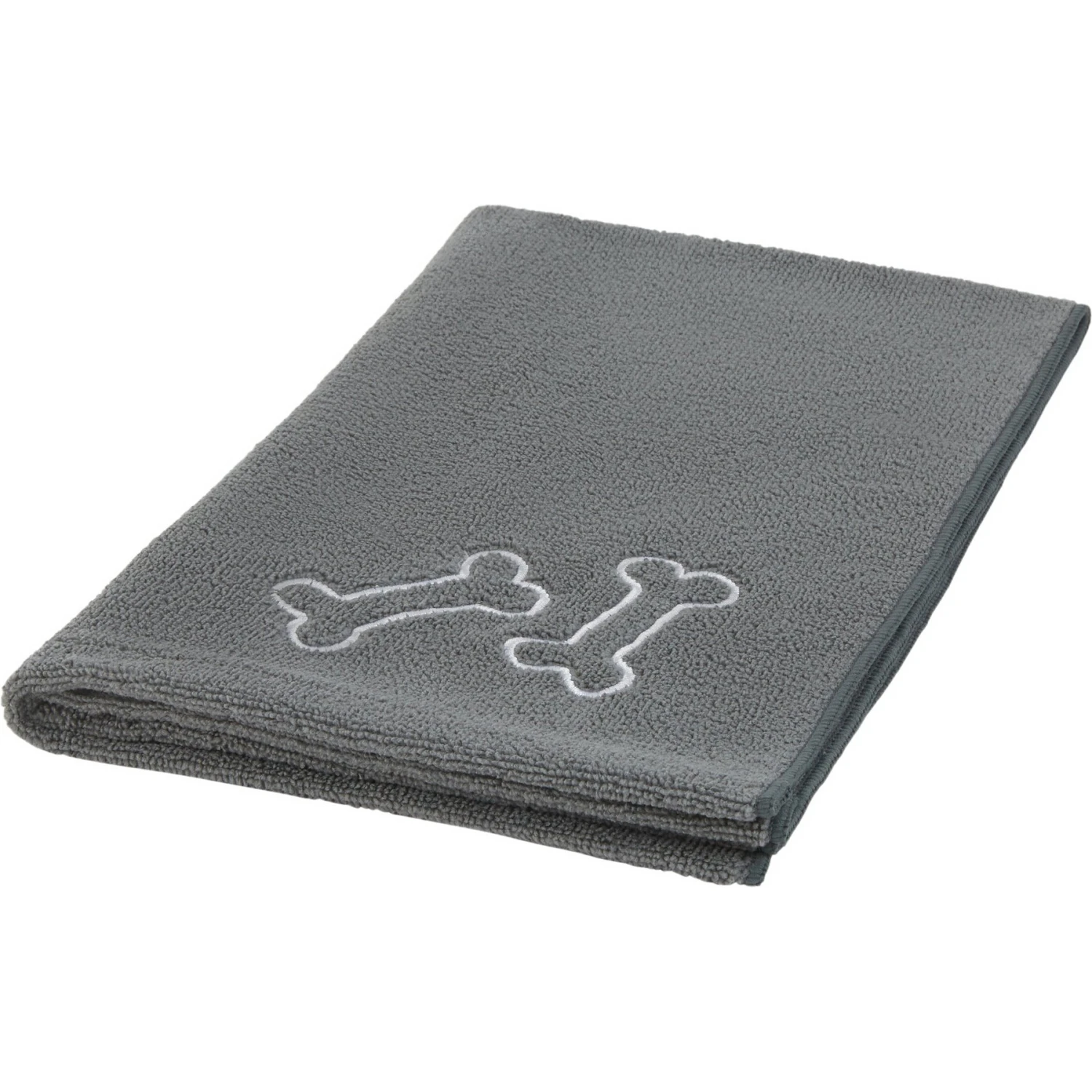 Frisco Embroidered Pawprint Microfiber Dog Bath Towel 1 Frisco Embroidered Pawprint Microfiber Dog Bath Towel