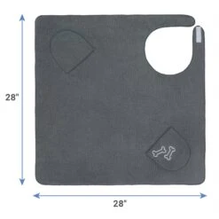 Frisco Embroidered Pawprint Microfiber Dog Bath Cape Towel 7 Frisco Embroidered Pawprint Microfiber Dog Bath Cape Towel -Frisco Shop 269038 PT1. AC SS1800 V1624492759