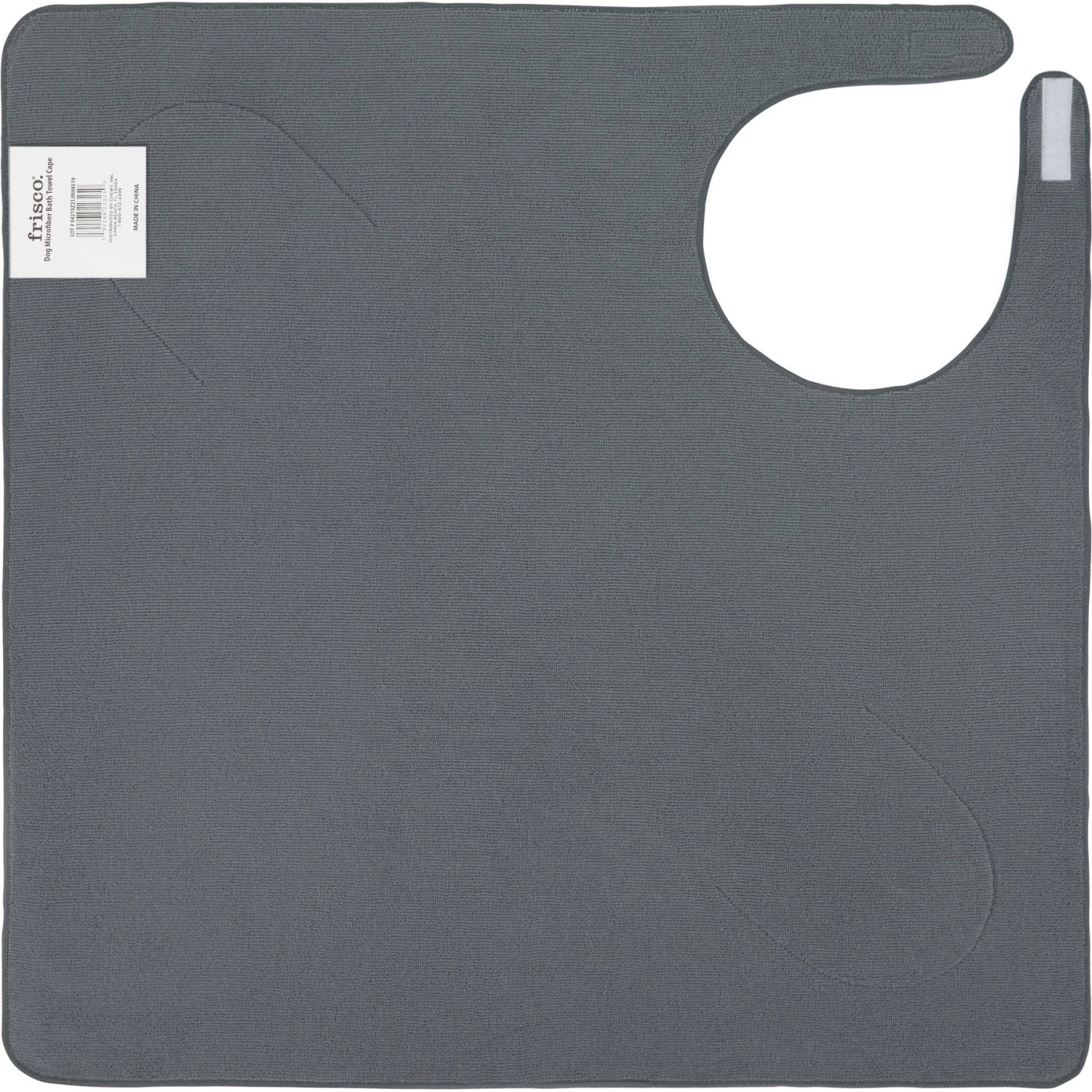 Frisco Embroidered Pawprint Microfiber Dog Bath Cape Towel 3 Frisco Embroidered Pawprint Microfiber Dog Bath Cape Towel - Image 3