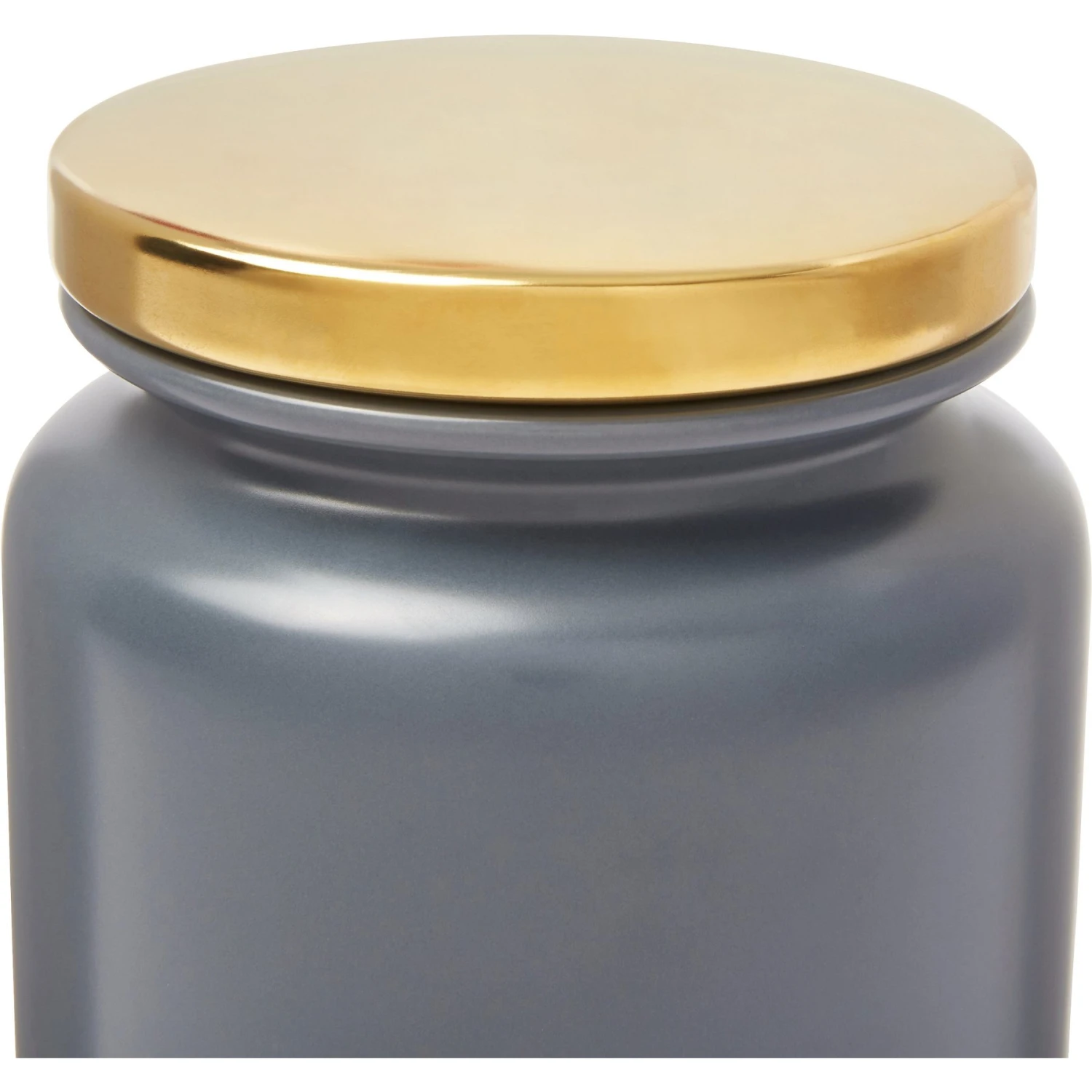 Frisco Modern Gold Rim Ceramic Treat Jar 4 Frisco Modern Gold Rim Ceramic Treat Jar - Image 4