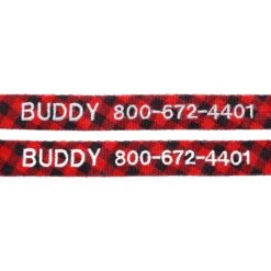Frisco Buffalo Check Polyester Personalized Dog Collar -Frisco Shop 280763 PT2. AC SS1800 V1621540648