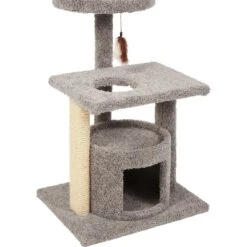 Frisco 37-in Real Carpet Cat Tree With Condo, Grey 7 Frisco 37-in Real Carpet Cat Tree With Condo, Grey -Frisco Shop 282755 PT4. AC SS1800 V1621949342