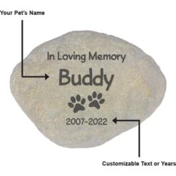 Frisco "In Loving Memory" Personalized Dog & Cat Memorial Garden Stone -Frisco Shop 287026 PT3. AC SS1800 V1645639616