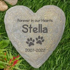 Frisco "Forever In Our Hearts" Personalized Dog & Cat Memorial Garden Stone -Frisco Shop 287029 PT2. AC SS1800 V1645642905