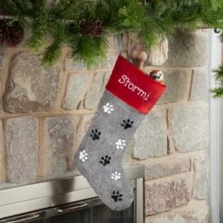 Frisco Paw Print Personalized Dog & Cat Stocking 6 Frisco Paw Print Personalized Dog & Cat Stocking -Frisco Shop 295071 PT2. AC SS1800 V1636645292