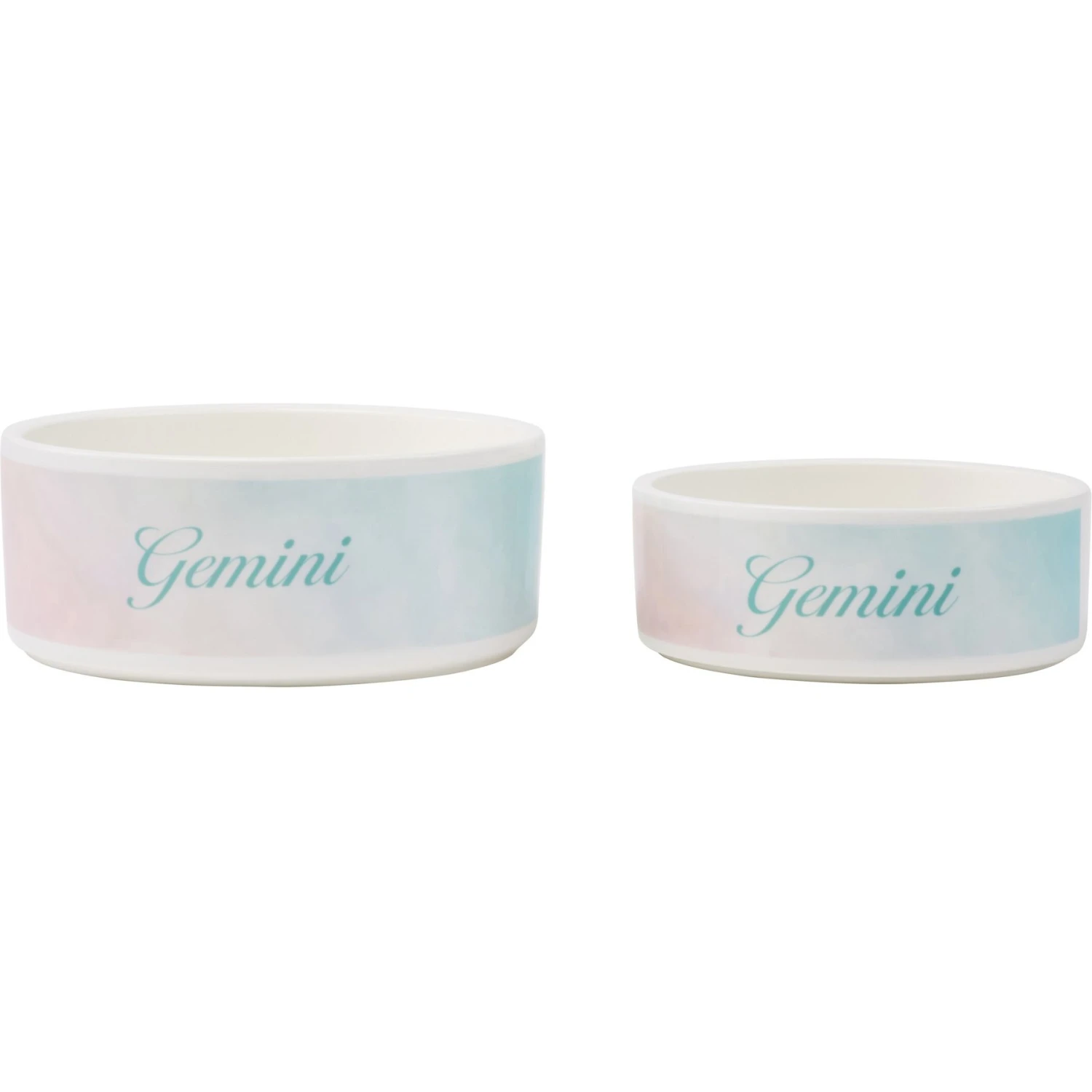 Frisco Watercolors Ceramic Personalized Dog Bowl 6 Frisco Watercolors Ceramic Personalized Dog Bowl - Image 6