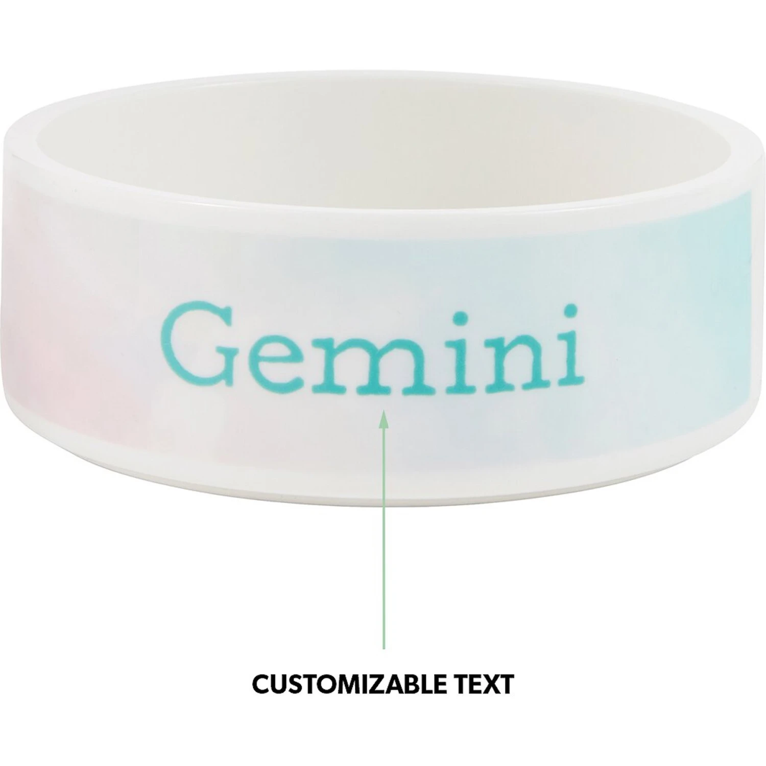 Frisco Watercolors Ceramic Personalized Dog Bowl 7 Frisco Watercolors Ceramic Personalized Dog Bowl - Image 7