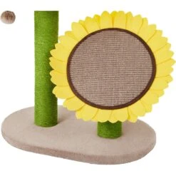 Frisco Sunflower Cat Scratching Post, Two Post With Lounger -Frisco Shop 296688 PT2. AC SS1800 V1632856031