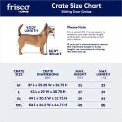 Frisco Heavy Duty Enhanced Lock Sliding Double Door Fold & Carry Wire Dog Crate & Mat Kit -Frisco Shop 297461 PT2. AC SS1800 V1633114592