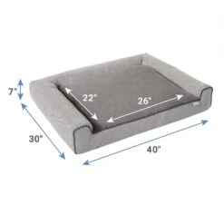 Frisco Herringbone Modern Couch Dog & Cat Bed -Frisco Shop 299448 PT1. AC SS1800 V1637165103