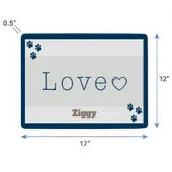 Frisco Love Cutout Personalized Dog & Cat Placemat -Frisco Shop 299558 PT3. AC SS1800 V1636120435