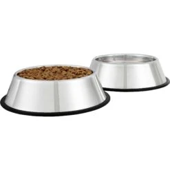 Frisco Fold & Carry Double Door Collapsible Wire Dog Crate & Mat Kit & Frisco Stainless Steel Bowl -Frisco Shop 303428 PT6. AC SS1800 V1623072749