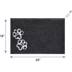 Frisco Microfiber Chenille Shammy Towel & Frisco Microfiber Chenille Paw Print Dog & Cat Mat, Dark Gray 15 Frisco Microfiber Chenille Shammy Towel & Frisco Microfiber Chenille Paw Print Dog & Cat Mat, Dark Gray -Frisco Shop 303468 PT6. AC SS1800 V1623057453