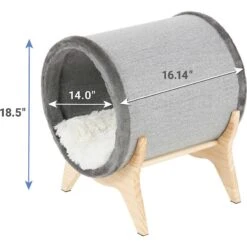 Frisco Modern Round Elevated Cat Bed & Frisco Modern Tunnel Elevated Cat Bed -Frisco Shop 303470 PT6. AC SS1800 V1623067063