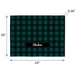 Frisco Personalized Plaid Soft Fleece Cat & Dog Blanket, 30" X 40" -Frisco Shop 303999 PT1. AC SS1800 V1637165768