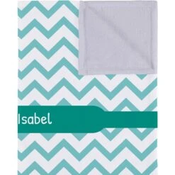 Frisco Personalized Subtle Chevron Soft Fleece Cat & Dog Blanket, 30" X 40" -Frisco Shop 304003 PT2. AC SS1800 V1637608925