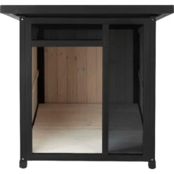 Frisco Modern Wooden Outdoor Dog House, White -Frisco Shop 304038 PT4. AC SS1800 V1641481007