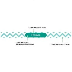 Frisco Personalized Chevron Ceramic Dog & Cat Bowl 6 Frisco Personalized Chevron Ceramic Dog & Cat Bowl -Frisco Shop 306760 PT1. AC SS1800 V1635967589