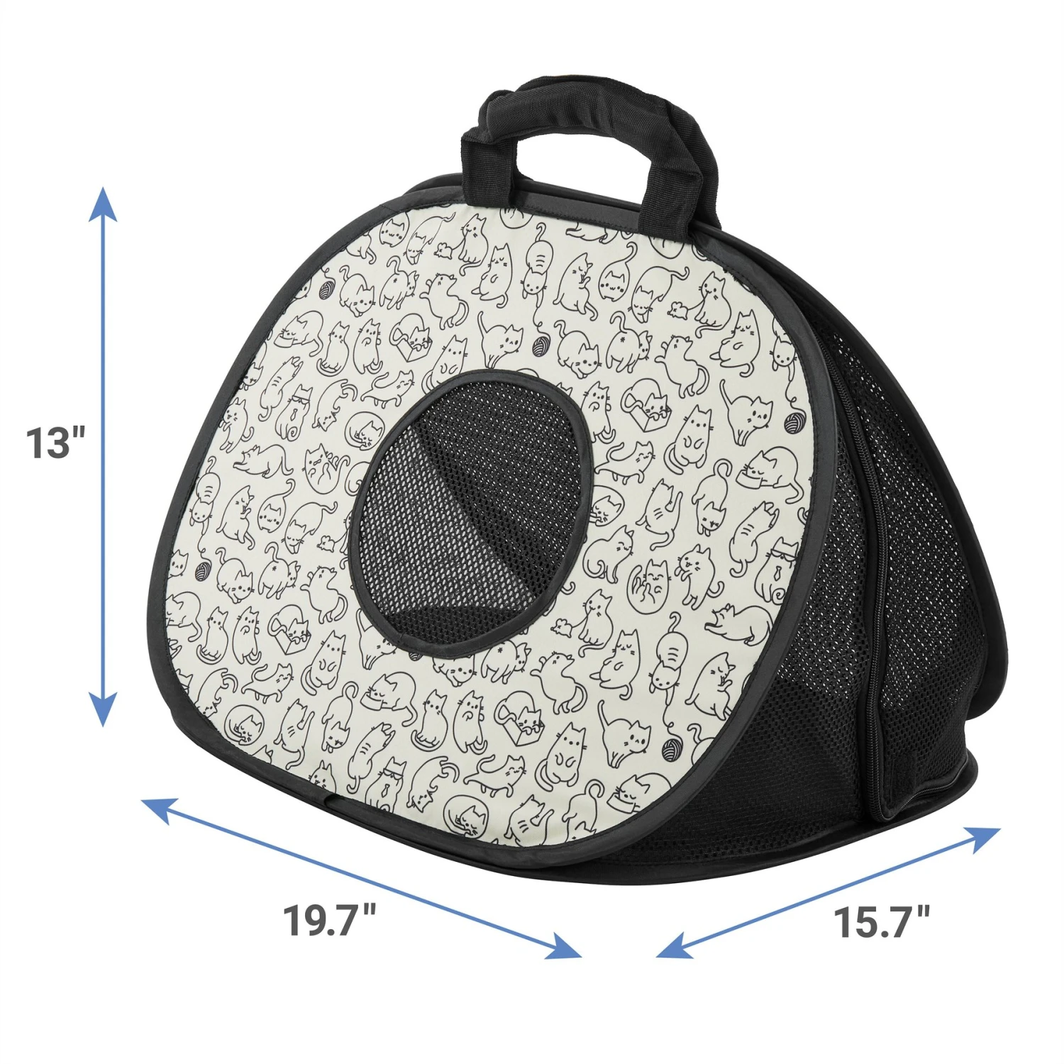 Frisco Collapsible Cat Carrier Bag 2 Frisco Collapsible Cat Carrier Bag - Image 2