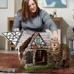 Frisco Tudor House Cardboard Cat House -Frisco Shop 308815 PT3. AC SS1800 V1696880189