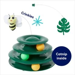 Frisco Bee & Leaf Cat Tracks Cat Toy With Catnip -Frisco Shop 308889 PT2. AC SS1800 V1695760990