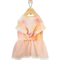 Frisco Tie Dye Pink Tutu Dog & Cat Dress -Frisco Shop 312152 PT4. AC SS1800 V1644527823