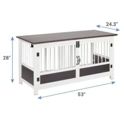 Frisco "Roma" Dog Crate Credenza & Mat -Frisco Shop 315189 PT3. AC SS1800 V1681145357