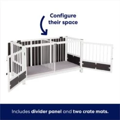 Frisco "Roma" Dog Crate Credenza & Mat -Frisco Shop 315189 PT4. AC SS1800 V1636564342