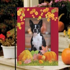 Frisco Personalized Double Sided Printed Fall Garden Flag -Frisco Shop 315424 PT2. AC SS1800 V1663870995