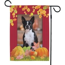 Frisco Personalized Double Sided Printed Fall Garden Flag -Frisco Shop 315424 PT3. AC SS1800 V1663872018